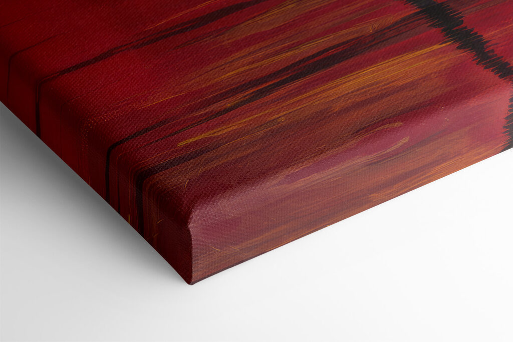 Tree and moon in the background Tree and moon in the background