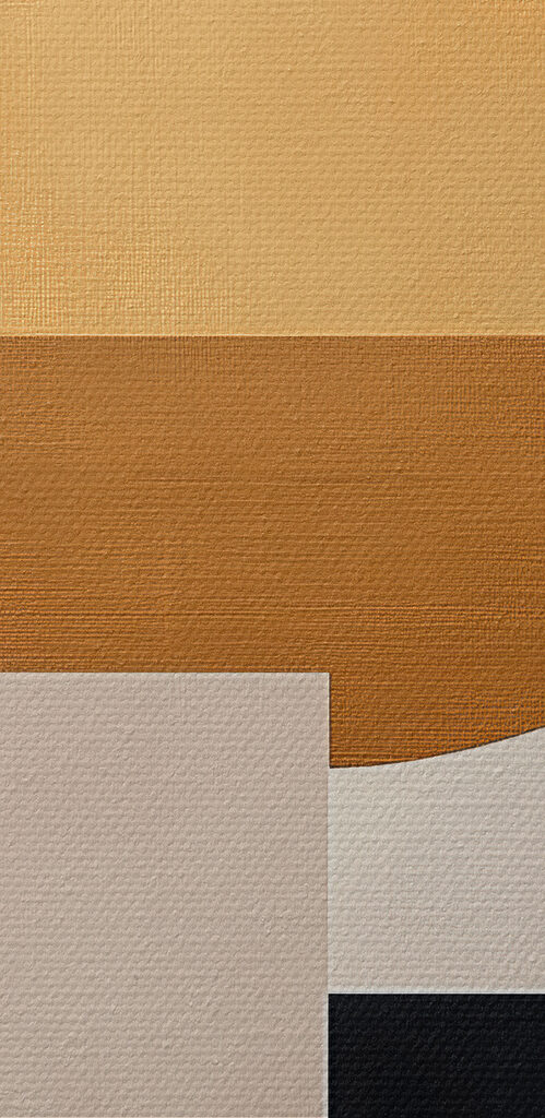 Yellow circle and black squares Yellow circle and black squares