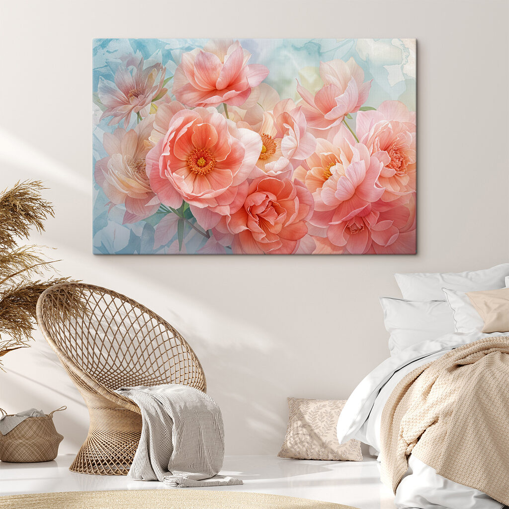Group of pink flowers