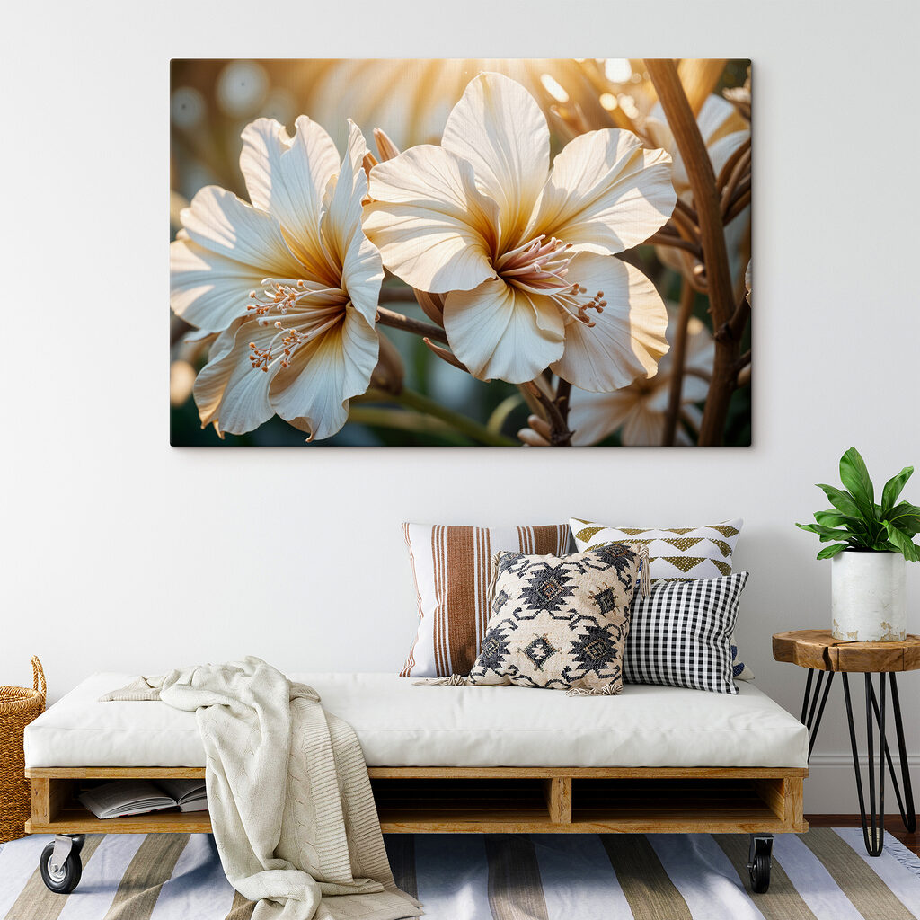 Elegant blooms in soft sunlight Elegant blooms in soft sunlight