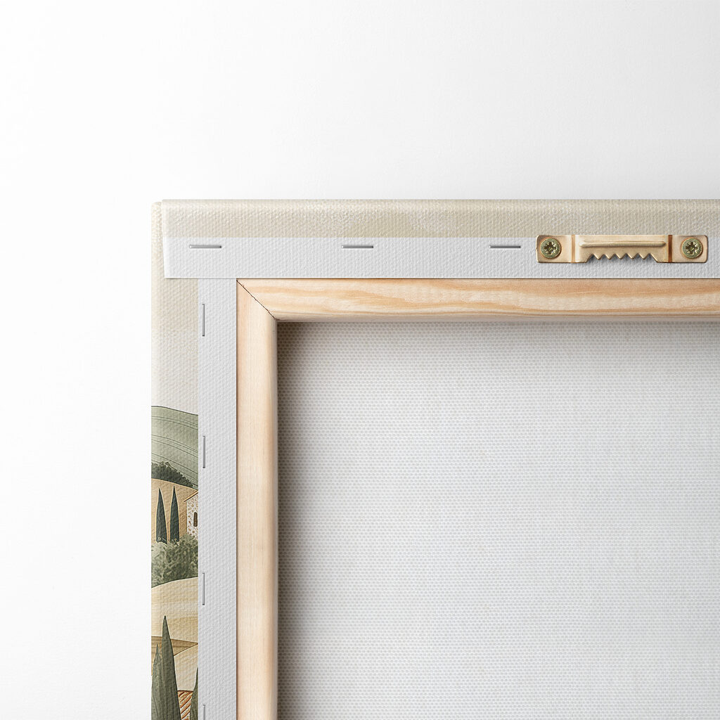 Landscape with houses and trees Landscape with houses and trees