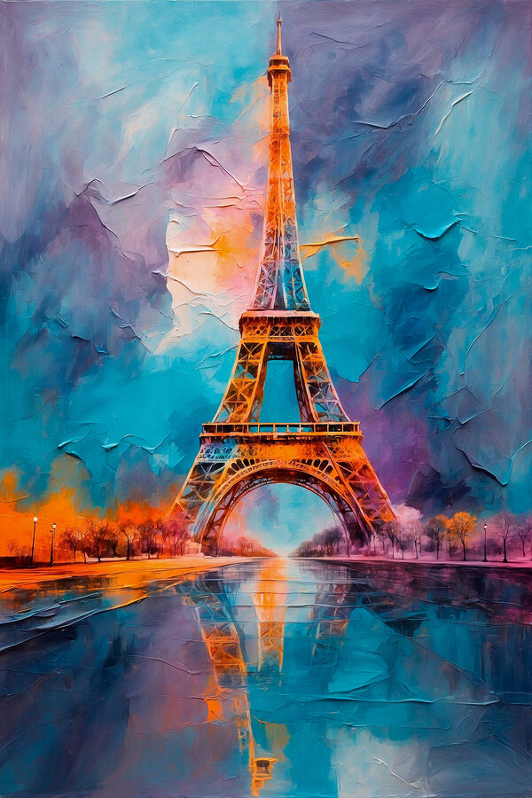 Painting of a tower