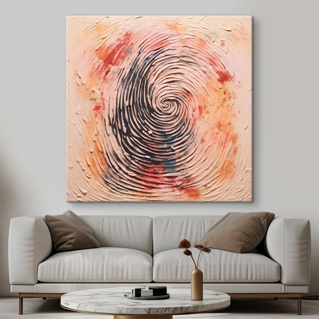 Painting of a spiral