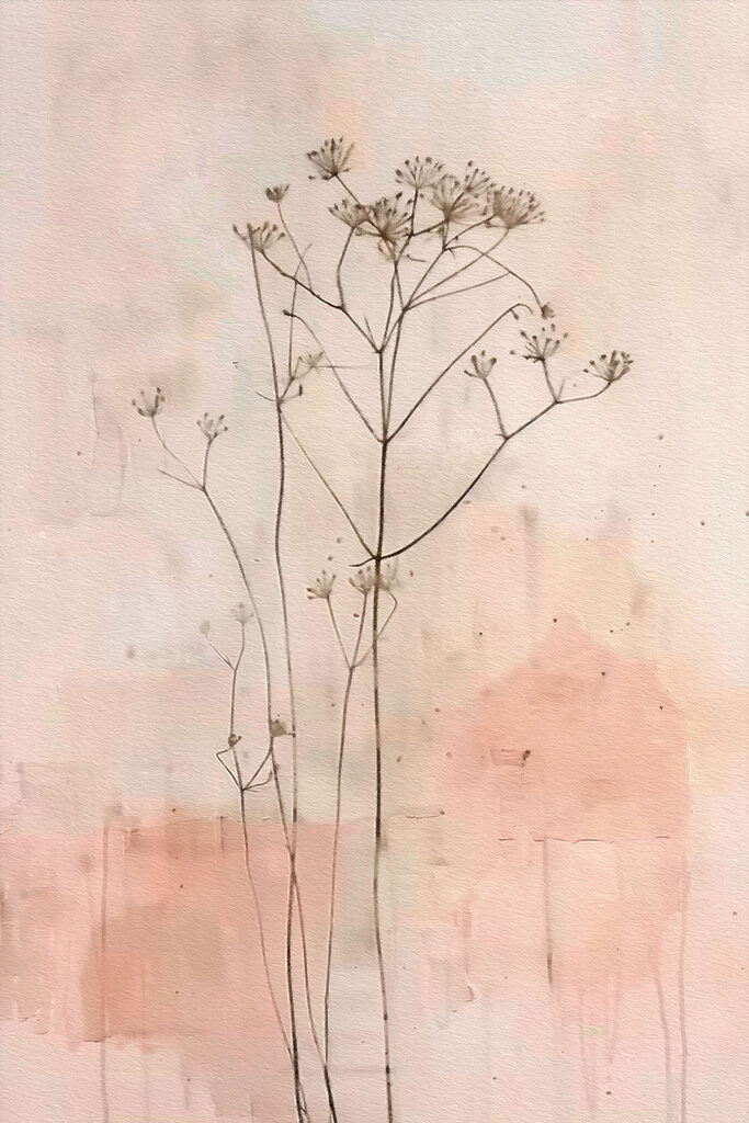 Plant with flowers on it