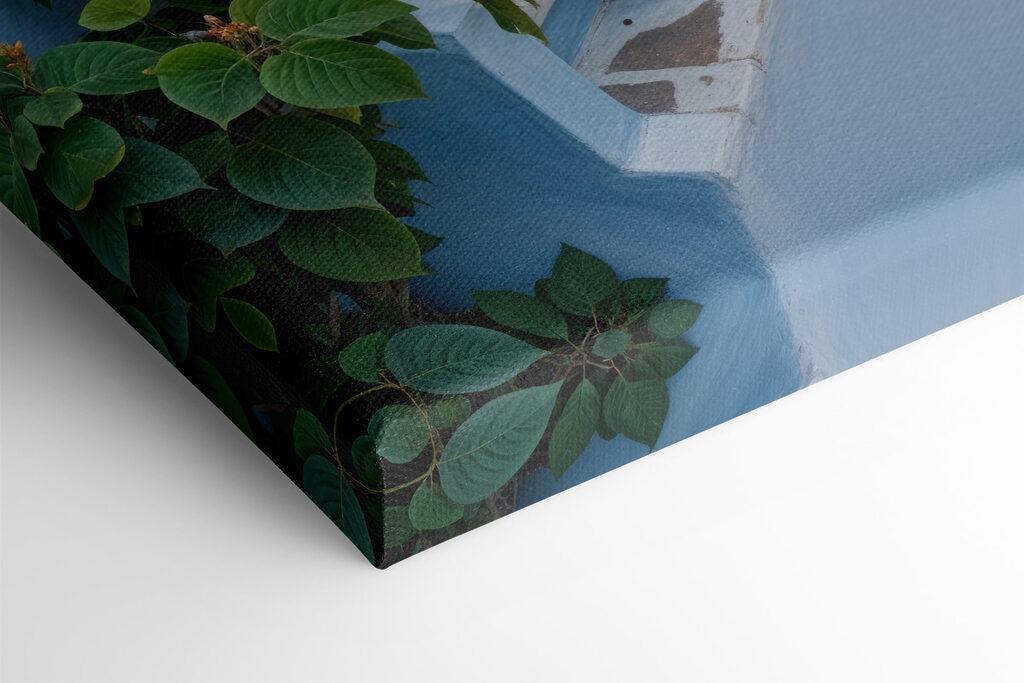 Staircase leading to a town Staircase leading to a town