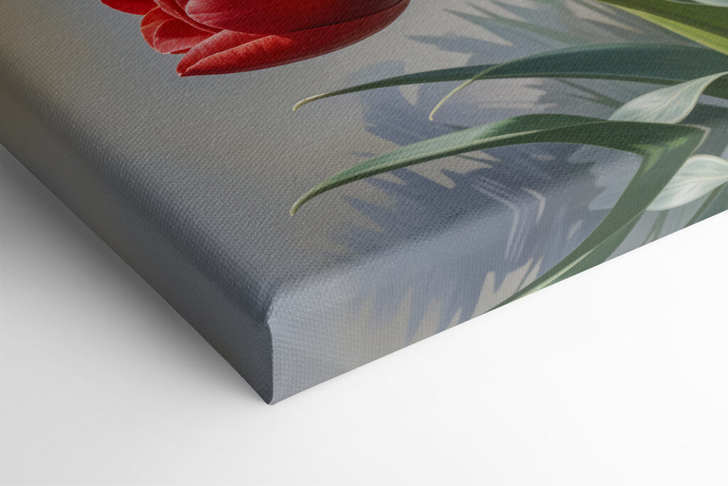 Group of tulips in a vase Group of tulips in a vase