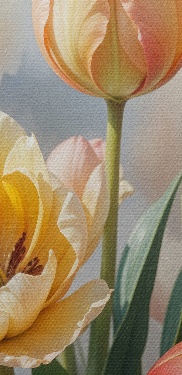 Skupina tulipánov vo váze Skupina tulipánov vo váze