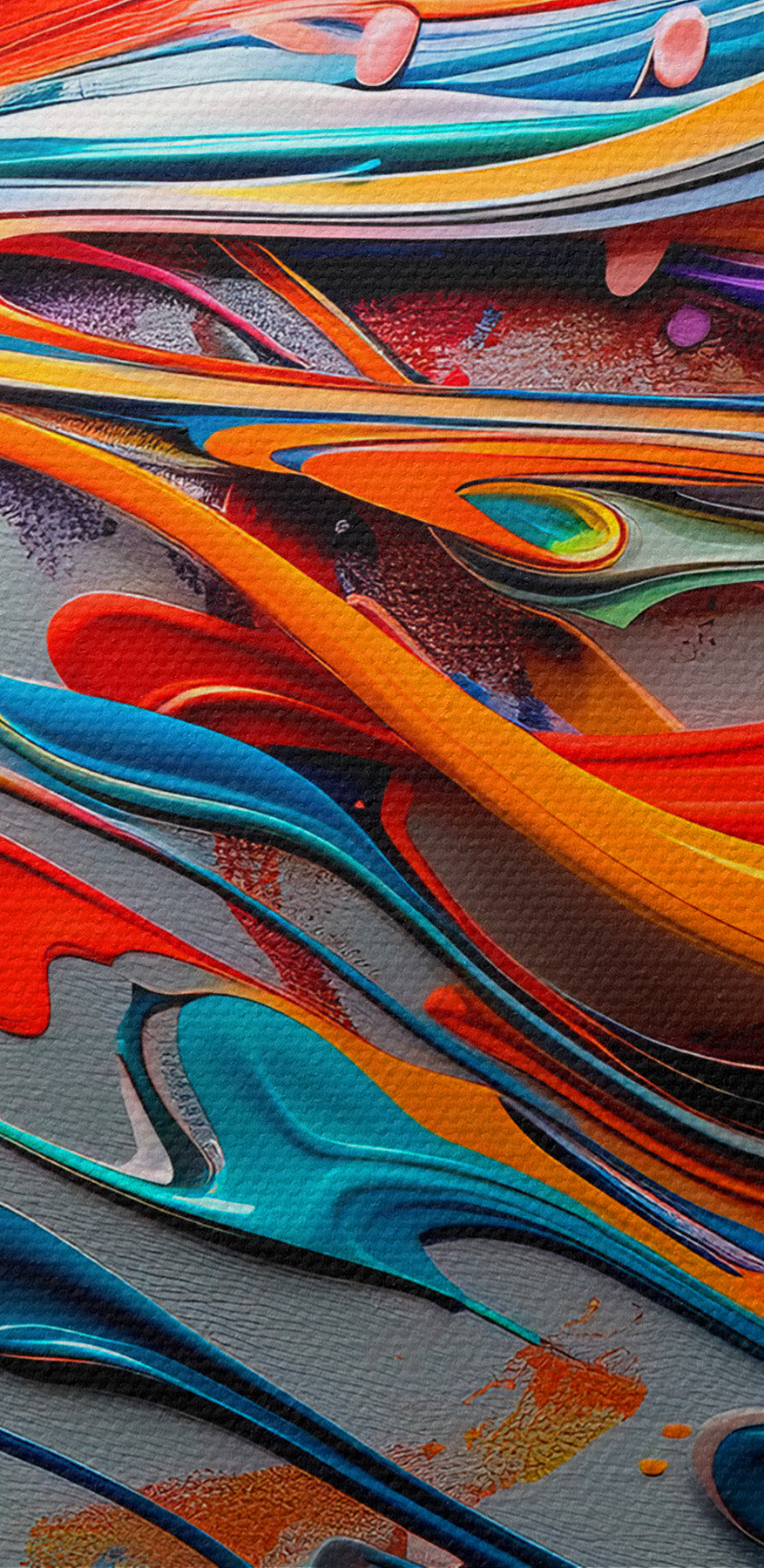 Detail tváre s farbou