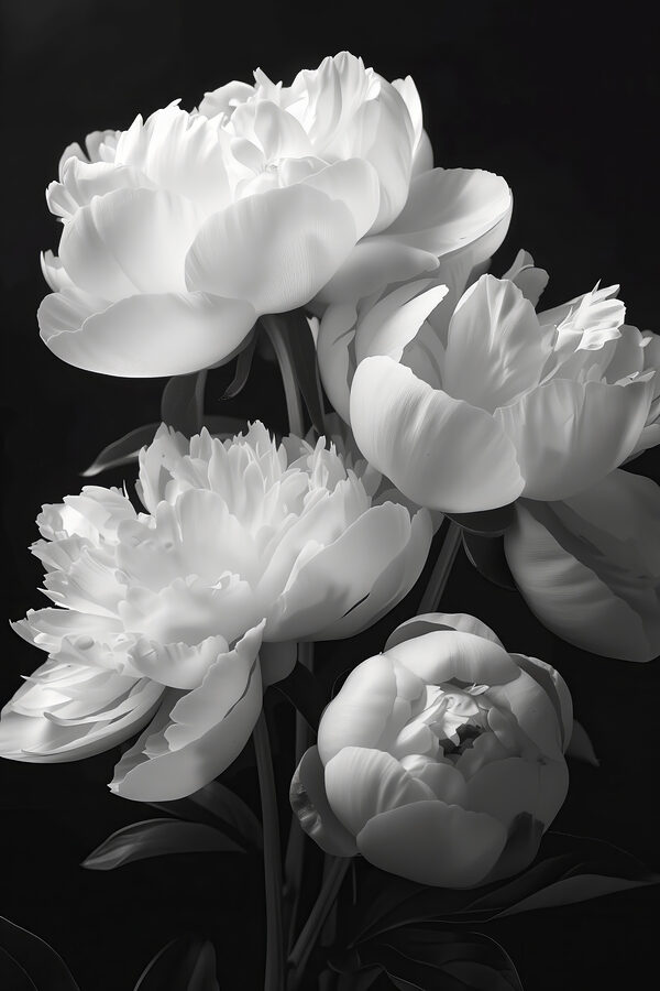 Group of white flowers