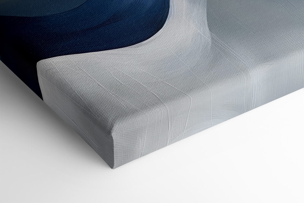 Blue and white wavy lines Blue and white wavy lines