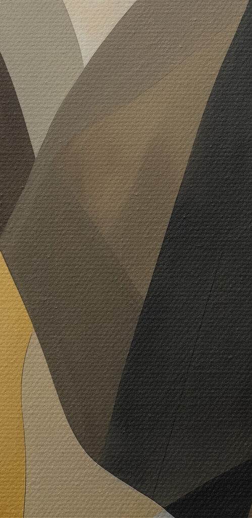 Painting of a woman sitting down