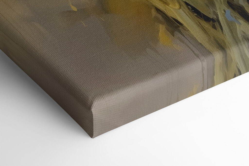 Painting of yellow flowers Painting of yellow flowers