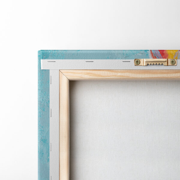 Painting of a woman with her hand on her shoulder