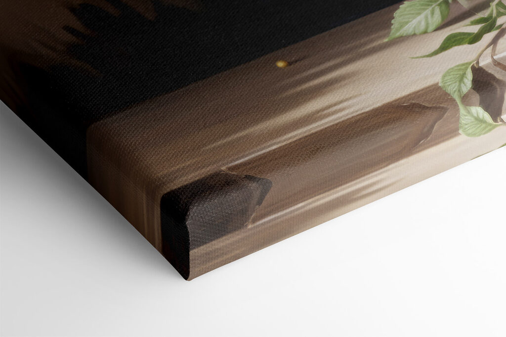 Painting of flowers in a vase Painting of flowers in a vase