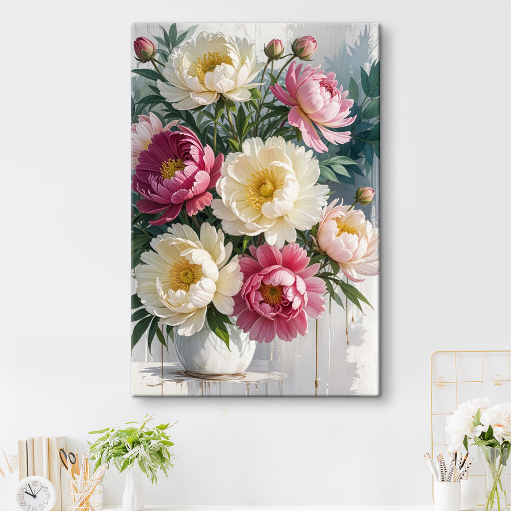 Bouquet of flowers with leaves Bouquet of flowers with leaves