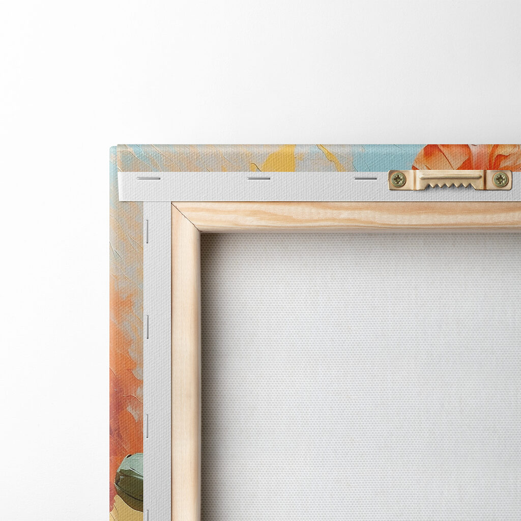 Painting of red flowers Painting of red flowers