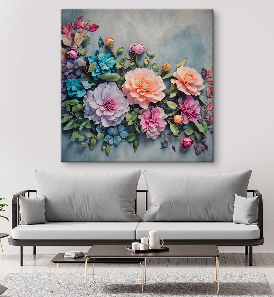 Group of colorful flowers Group of colorful flowers