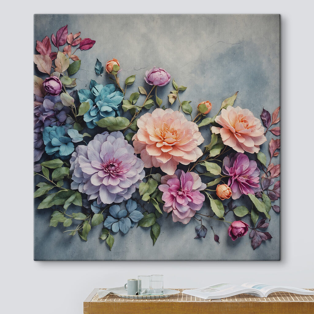 Group of colorful flowers Group of colorful flowers