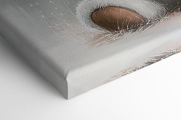 White teddy bear holding a heart