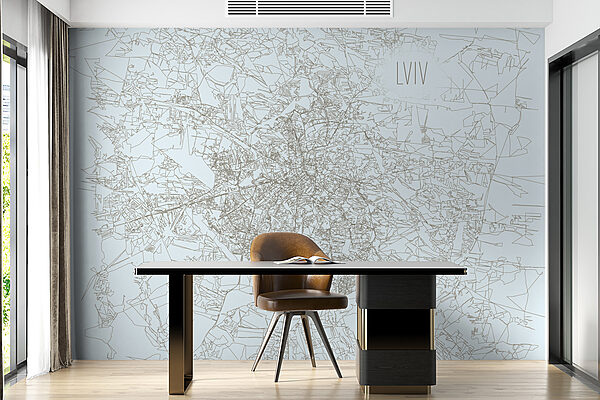 Map of a city Map of a city