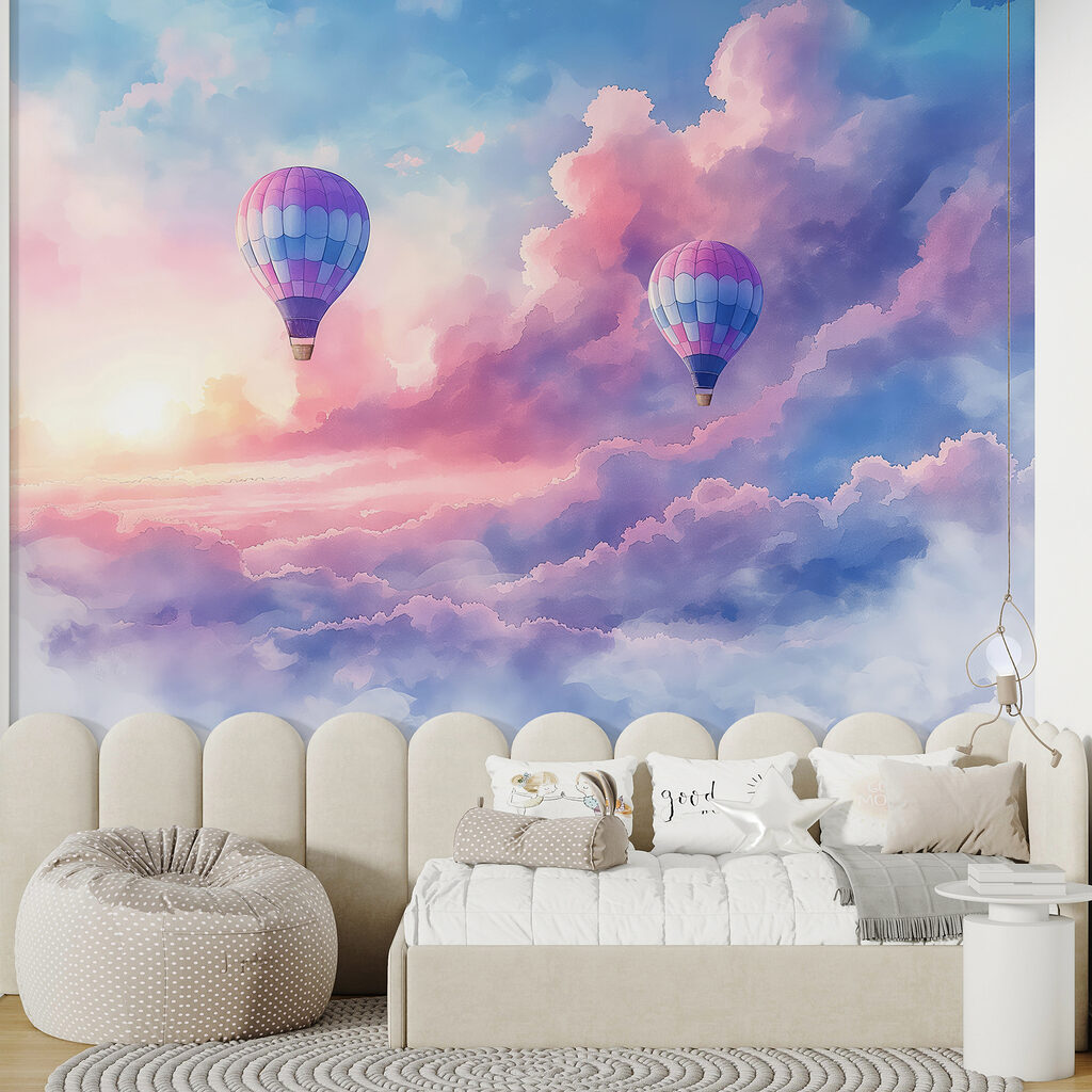 Hot air balloons in the sky