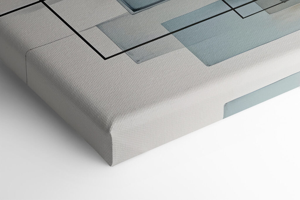 Painting of squares and lines Painting of squares and lines