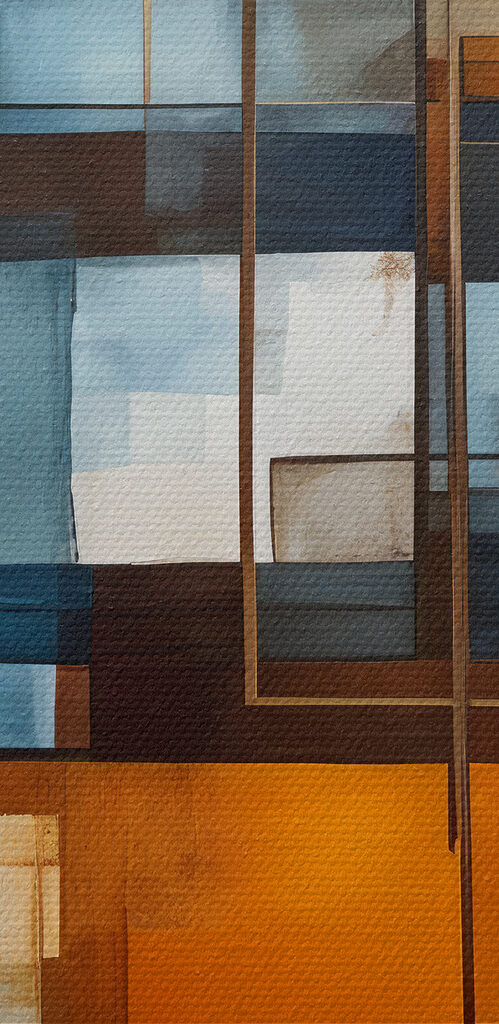 Painting of squares and lines Painting of squares and lines