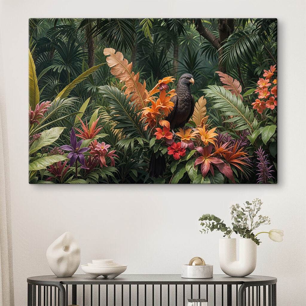 Bird sitting on a flower