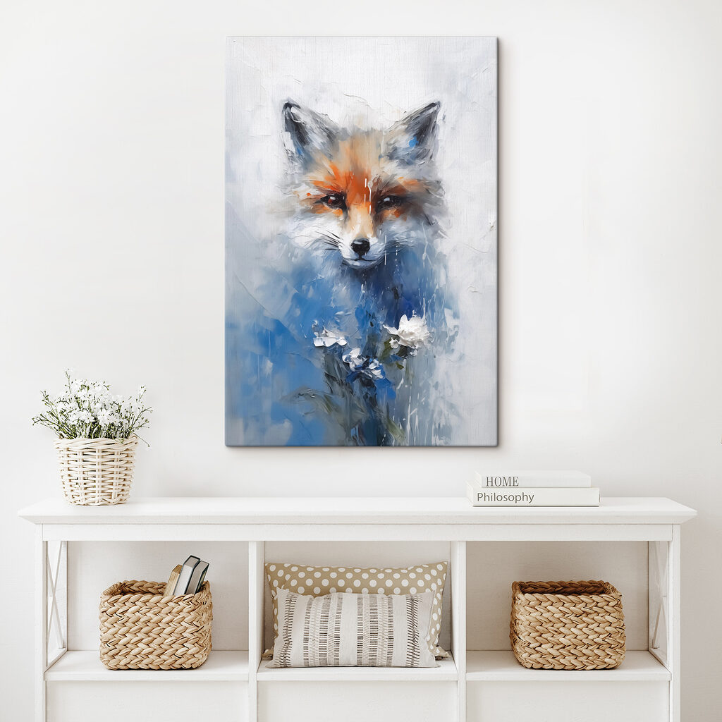 Painting of a fox