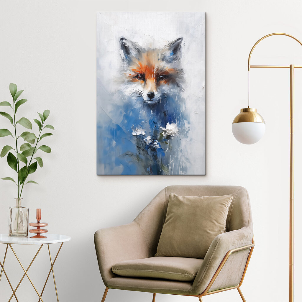 Painting of a fox