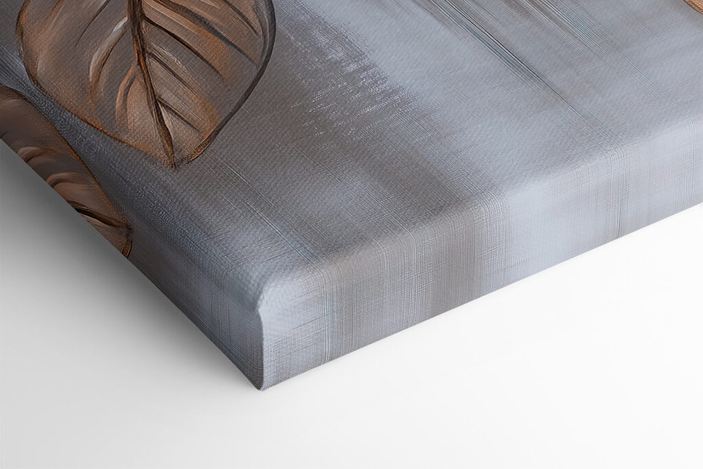 Painting of flowers and leaves