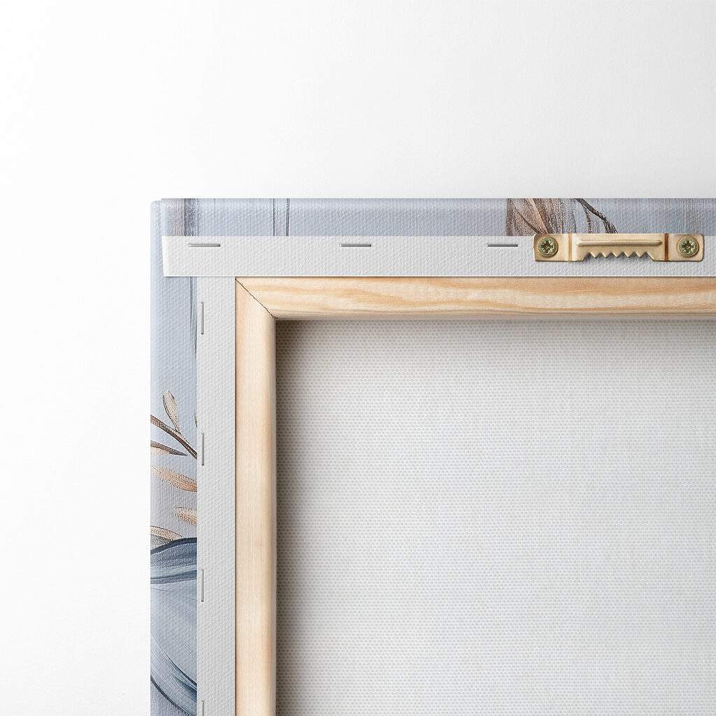 Painting of flowers and leaves