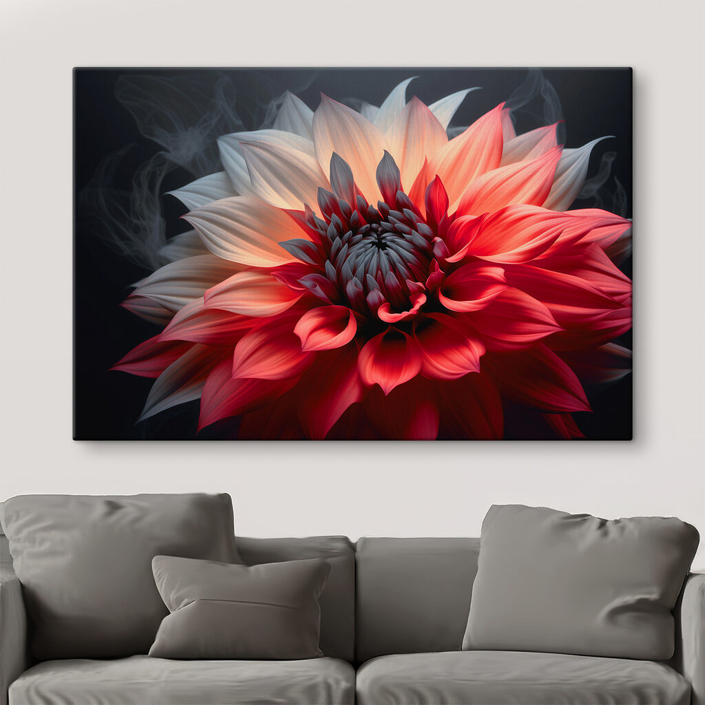 Vibrant petals in artistic display