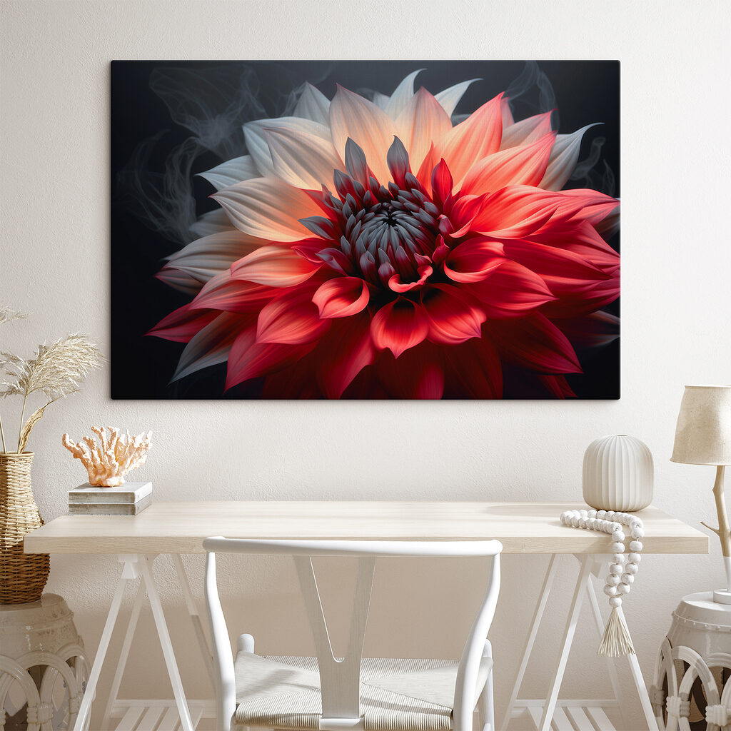 Vibrant petals in artistic display