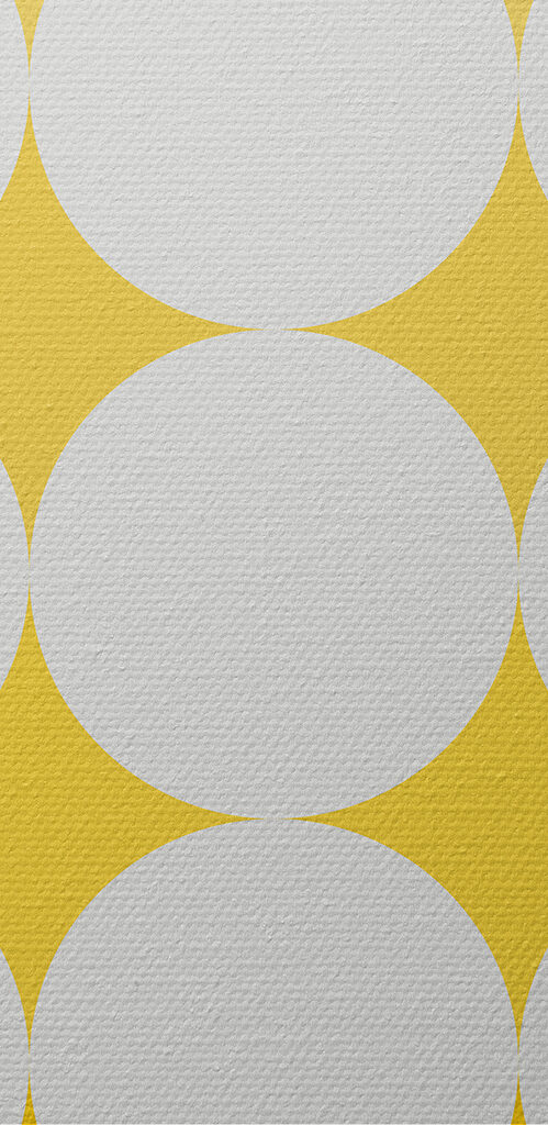 Group of white circles with yellow stars
