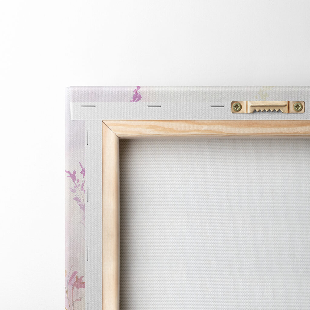 Painting of flowers in a field Painting of flowers in a field