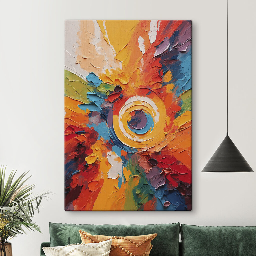 Painting of a circle