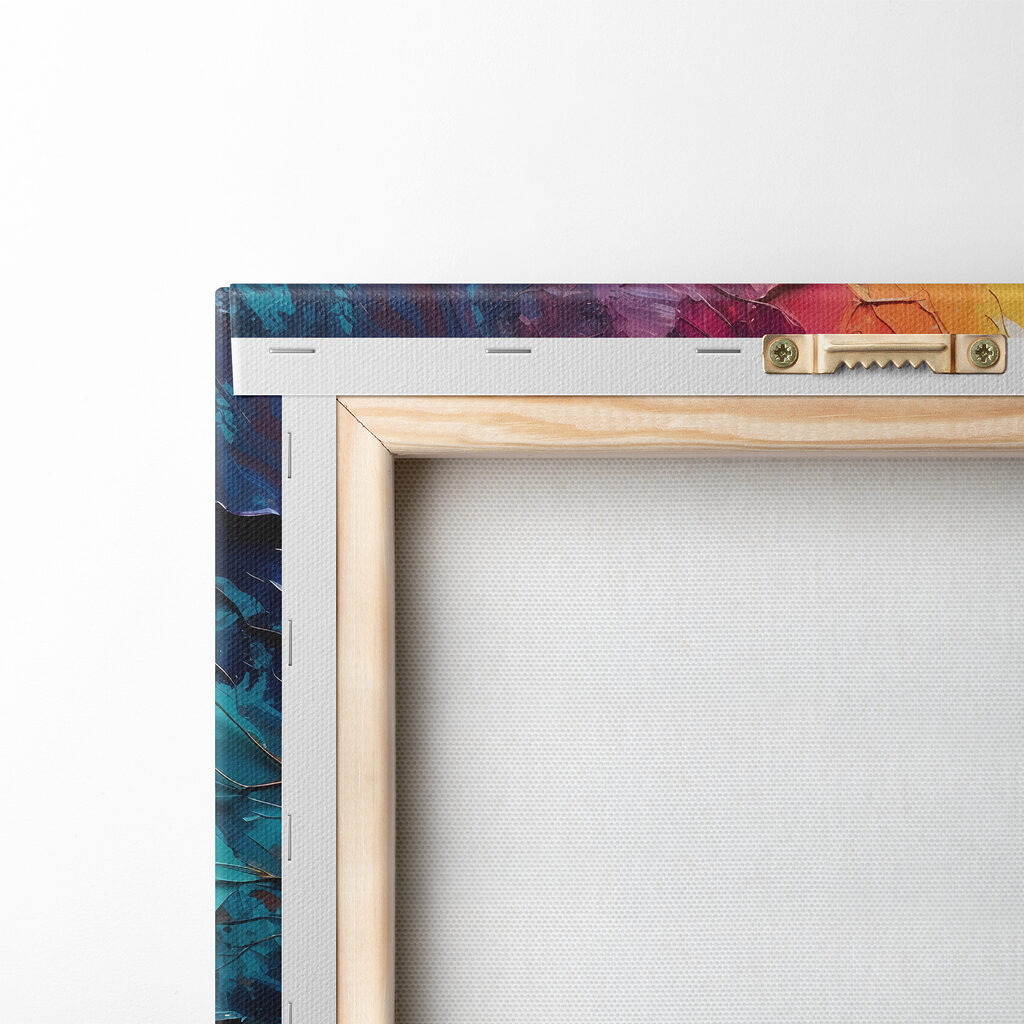 Painting of trees with colorful leaves Painting of trees with colorful leaves