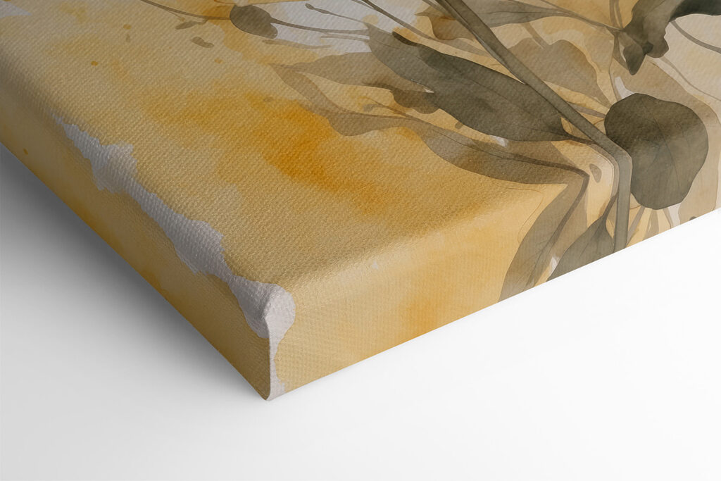 Painting of orange flowers Painting of orange flowers