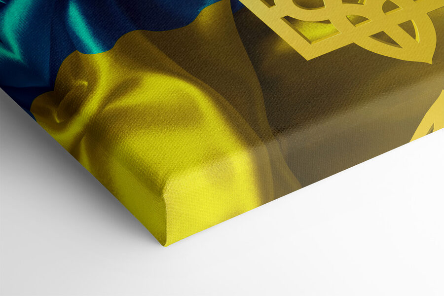 Obraz Ukrajina’s Vibrant Emblem Waves - Image 4