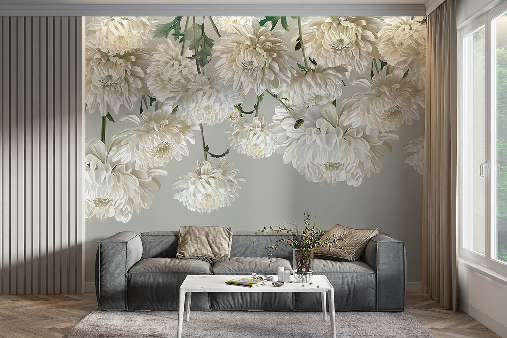 Group of white flowers