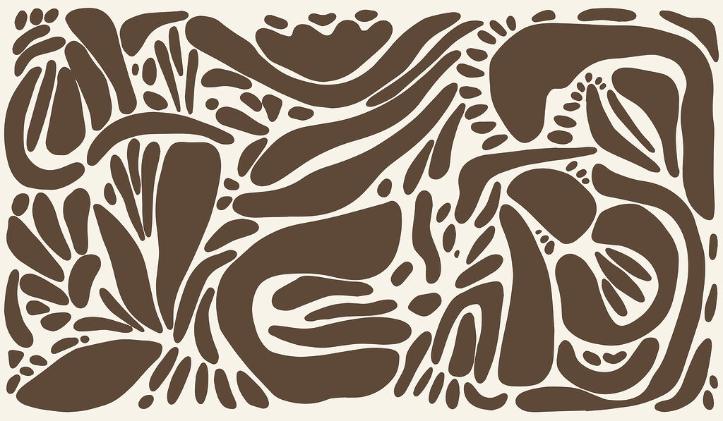 Hnedý a biely vzor Hnedý a biely vzor