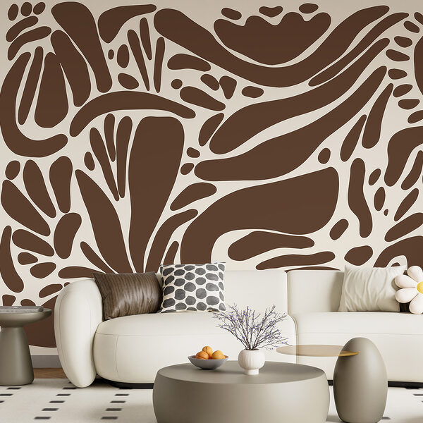 Hnedý a biely vzor Hnedý a biely vzor