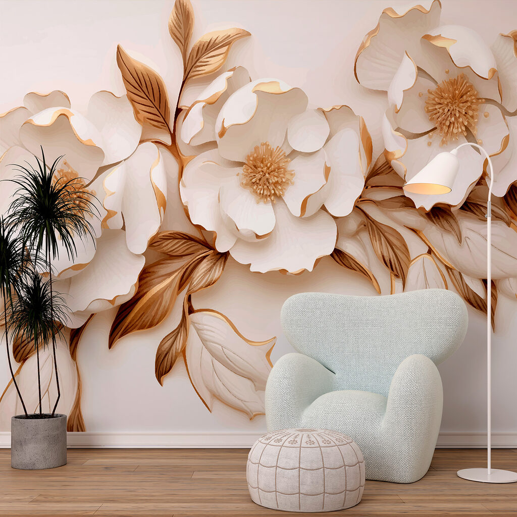 Elegant blooms in creamy hues