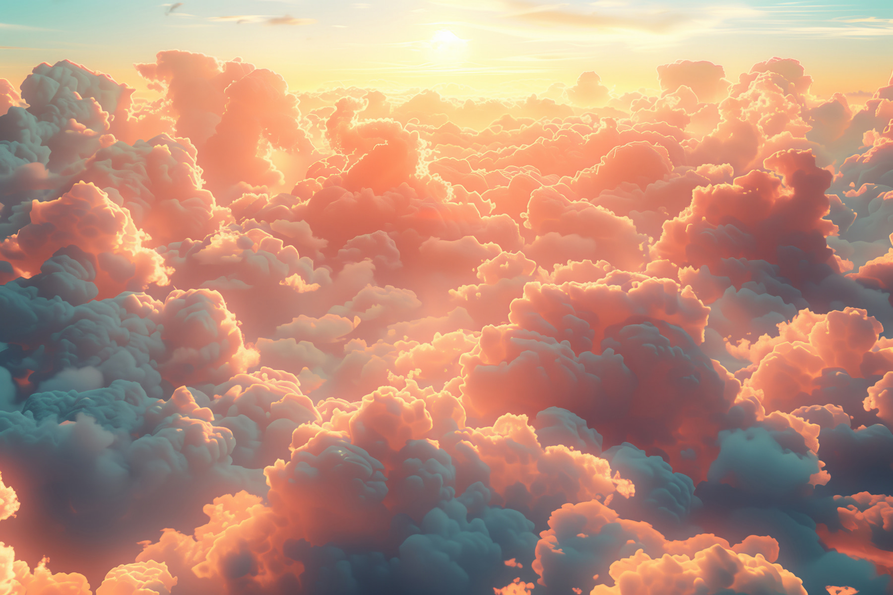 Large group of clouds Large group of clouds