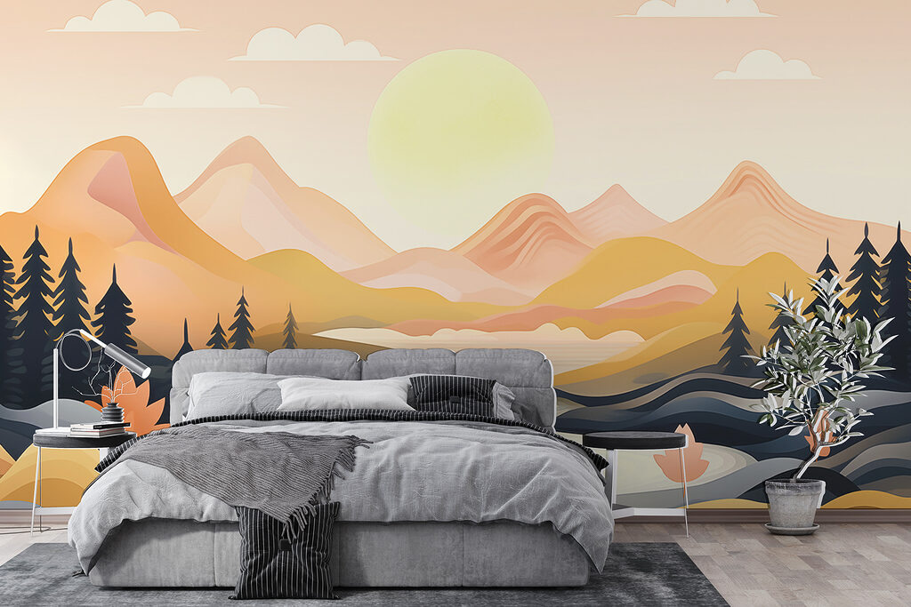 River running through a valley River running through a valley