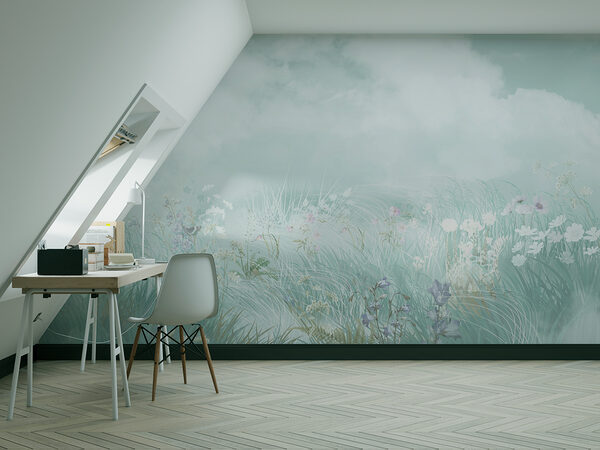 Pole s trávou a kvetmi Pole s trávou a kvetmi