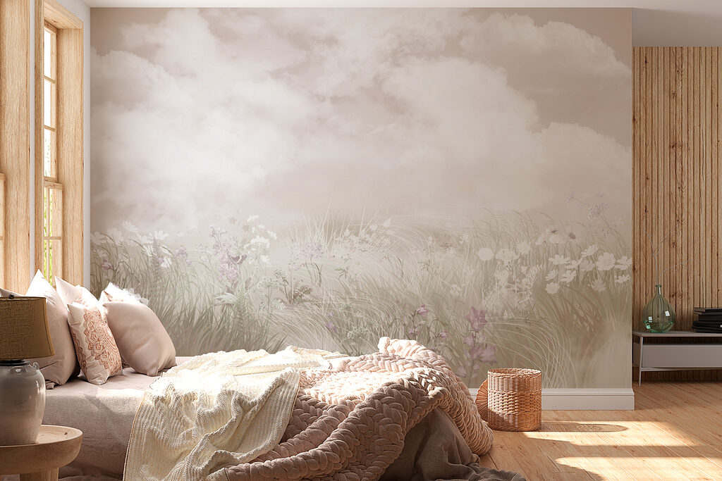 Field of grass and flowers Field of grass and flowers