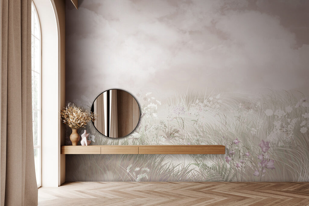 Field of grass and flowers Field of grass and flowers