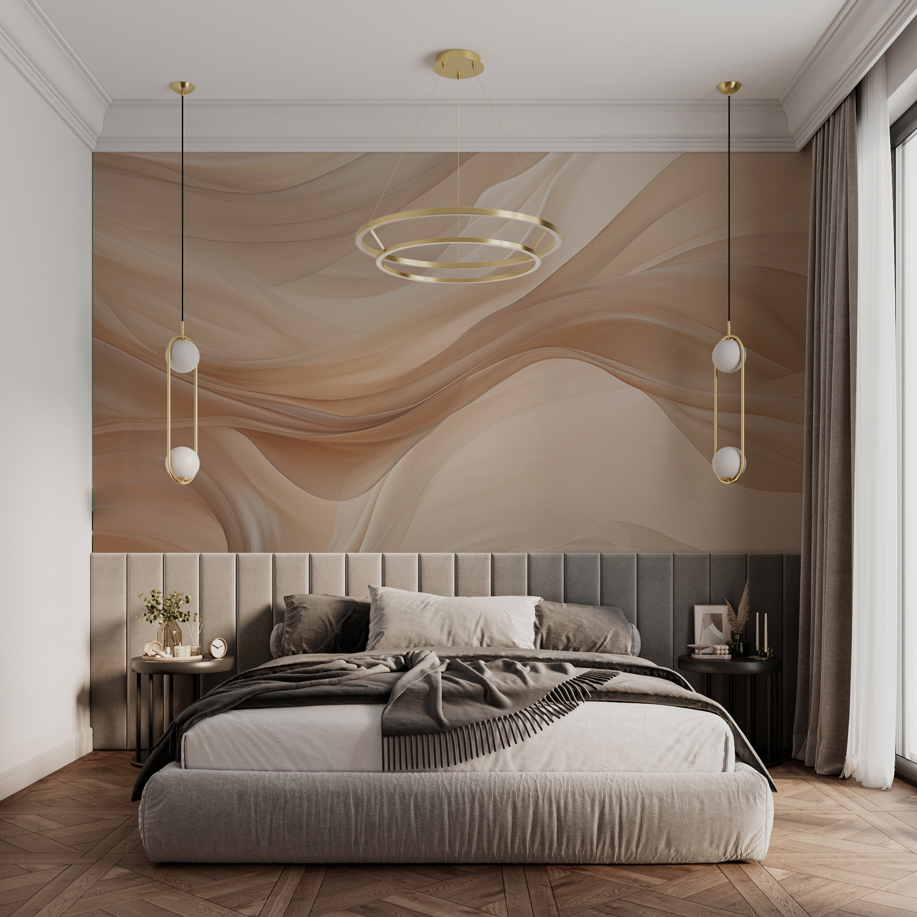 Close up of a fabric Close up of a fabric